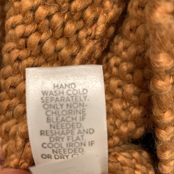 NWT J. Jill saffron cardigan sweater with fringe, size S - Picture 6 of 8